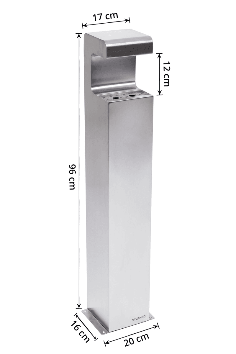 Standaschenbecher Standascher Aschenbecher Edelstahl FUMIX | 112100100