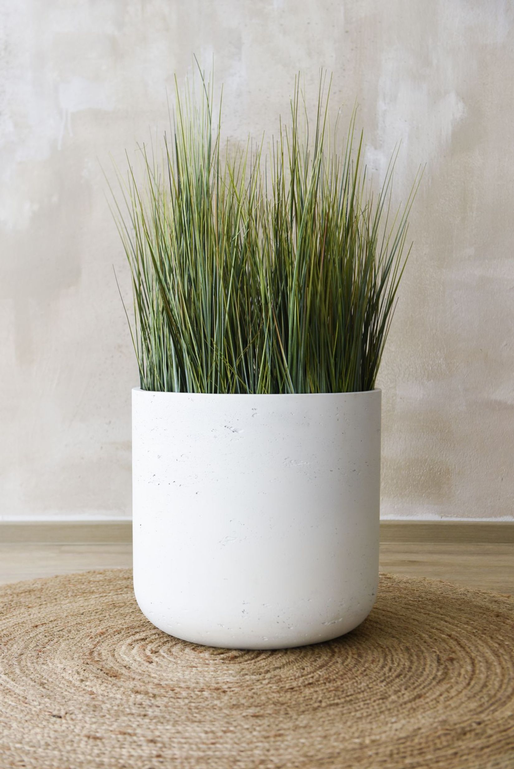 Blumentopf Pflanztopf Fiberglas CHICO Weiß