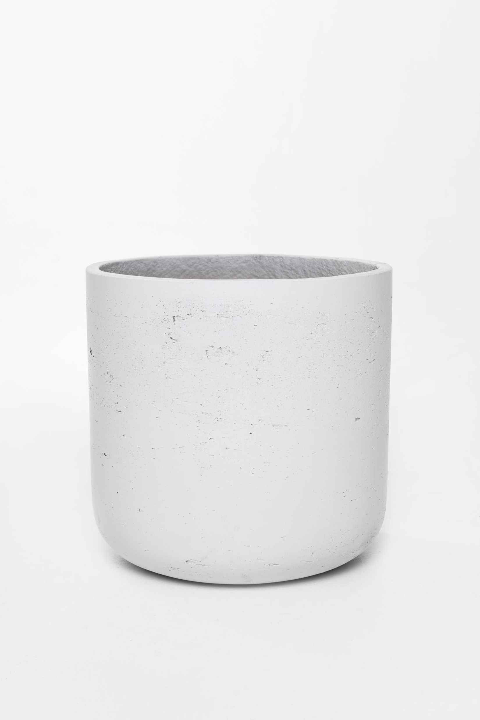 Blumentopf Pflanztopf Fiberglas CHICO Weiß