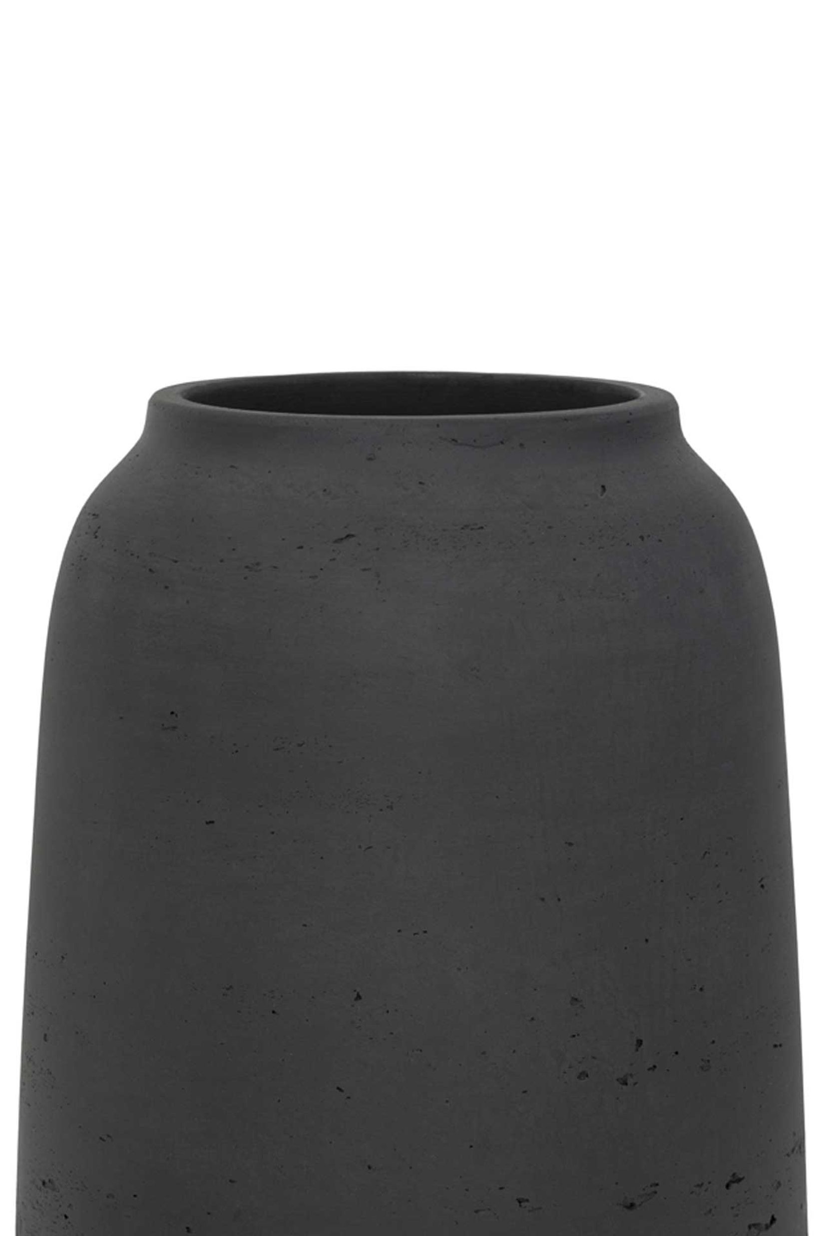 Tischvase MONTI Fiberglas 24x34 cm Anthrazit Tischvase MONTI Fiberglas 24x34 cm Anthrazit