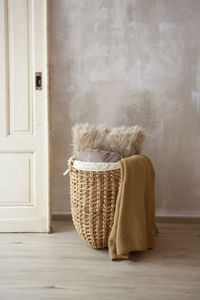 Korb Wäschekorb TINOZZA Wasserhyazinthe Natur