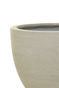 Pflanzkübel Blumentopf Fiberzement VIRINGO Dünenbeige