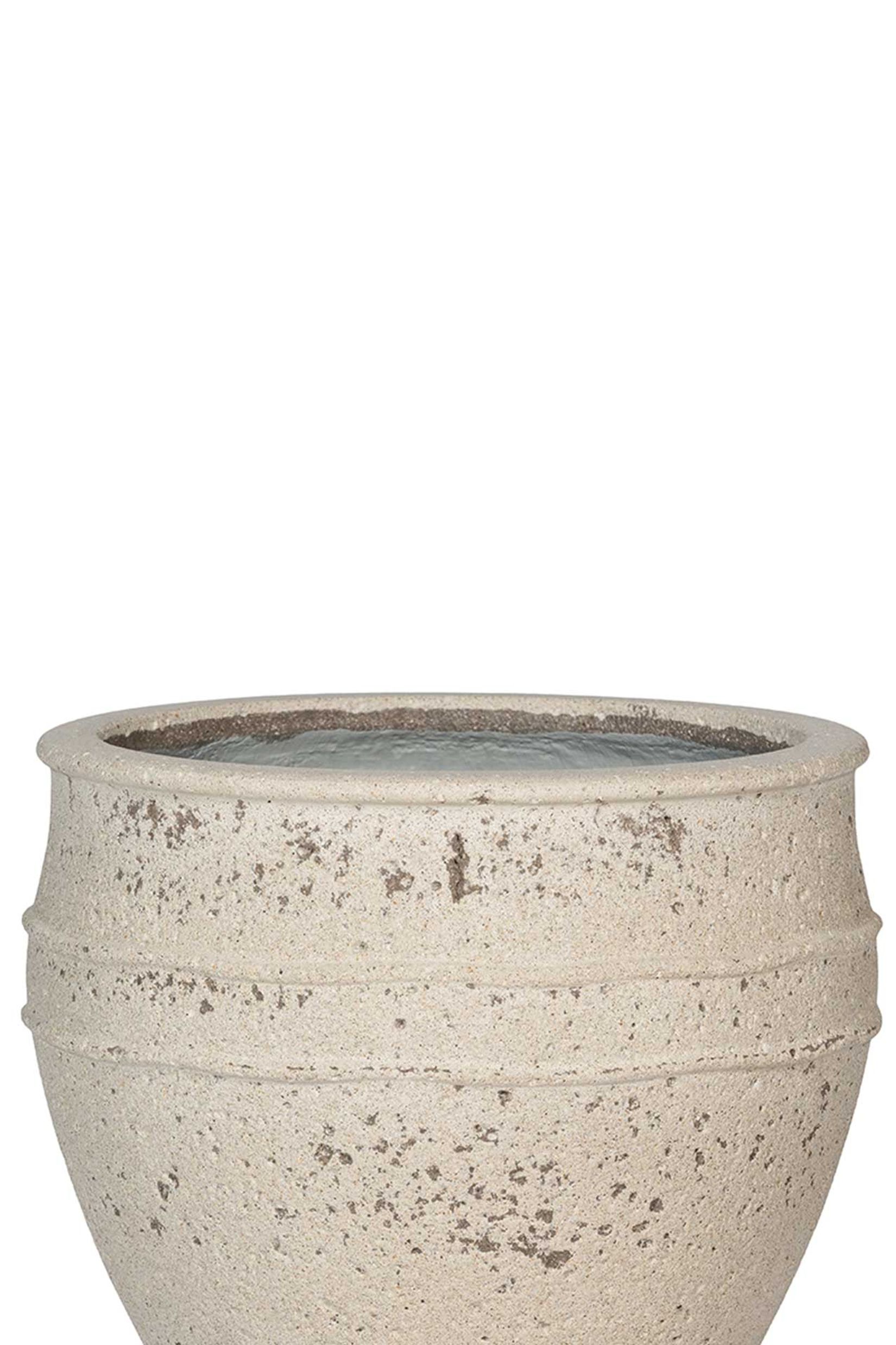 Blumentopf KALDERO Fiberzement 41x33 cm Beige Blumentopf KALDERO Fiberzement 41x33 cm Beige