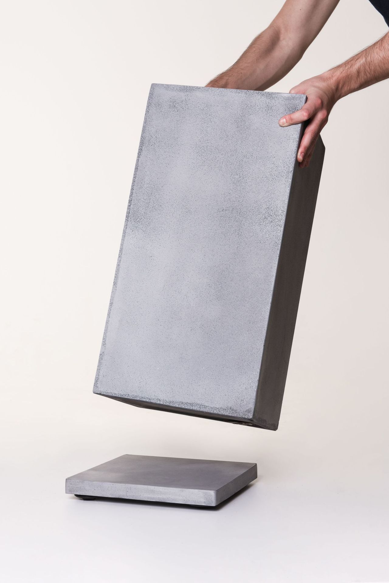 Pflanzenroller eckig für Pflanzkübel MOVO 28x28 cm Grau VIVANNO