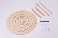 Weihnachtsbaum Tannenbaum modern Holz SPIRA SMALL OVAL