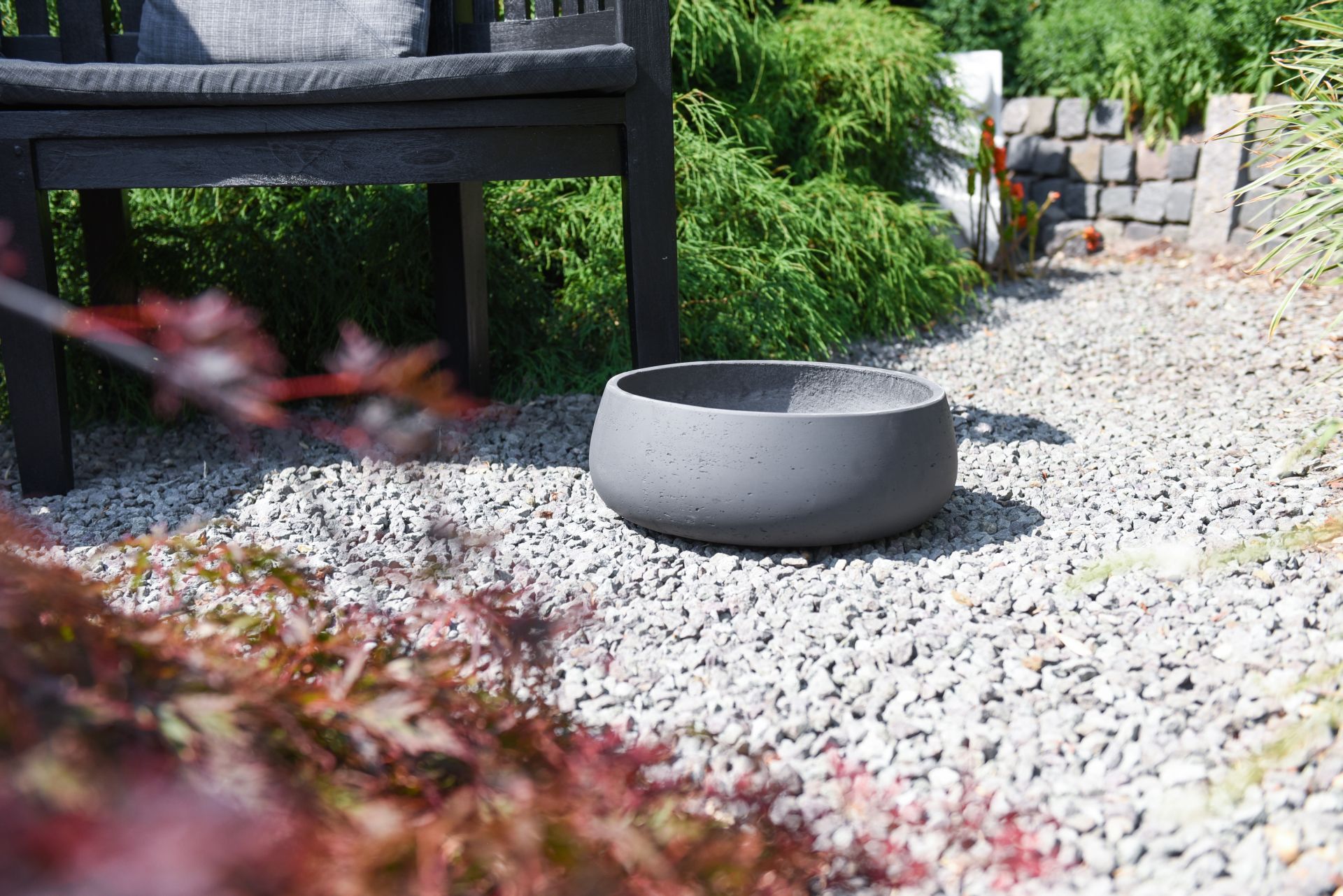 Metall Blumentopf Grau 25 Cm - Frostsicher Mit Henkeln