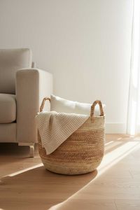 Korb DORMANTE Maisblatt Natur