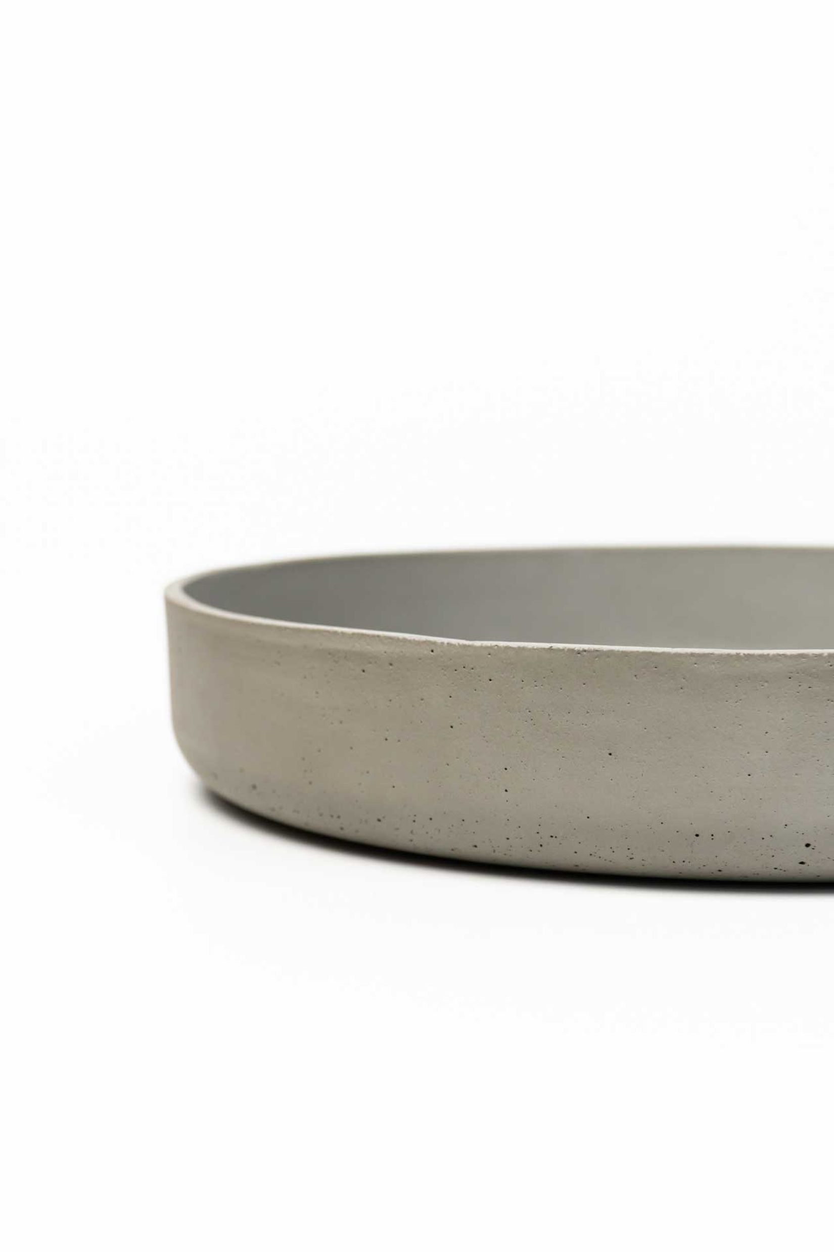 Pflanzschale Dekoschale Fiberglas ORYVEN Beton-Design Grau Pflanzschale Dekoschale Fiberglas ORYVEN Beton-Design Grau