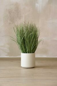 Kunstgras Kunstpflanze im Kunststofftopf RELVA grün