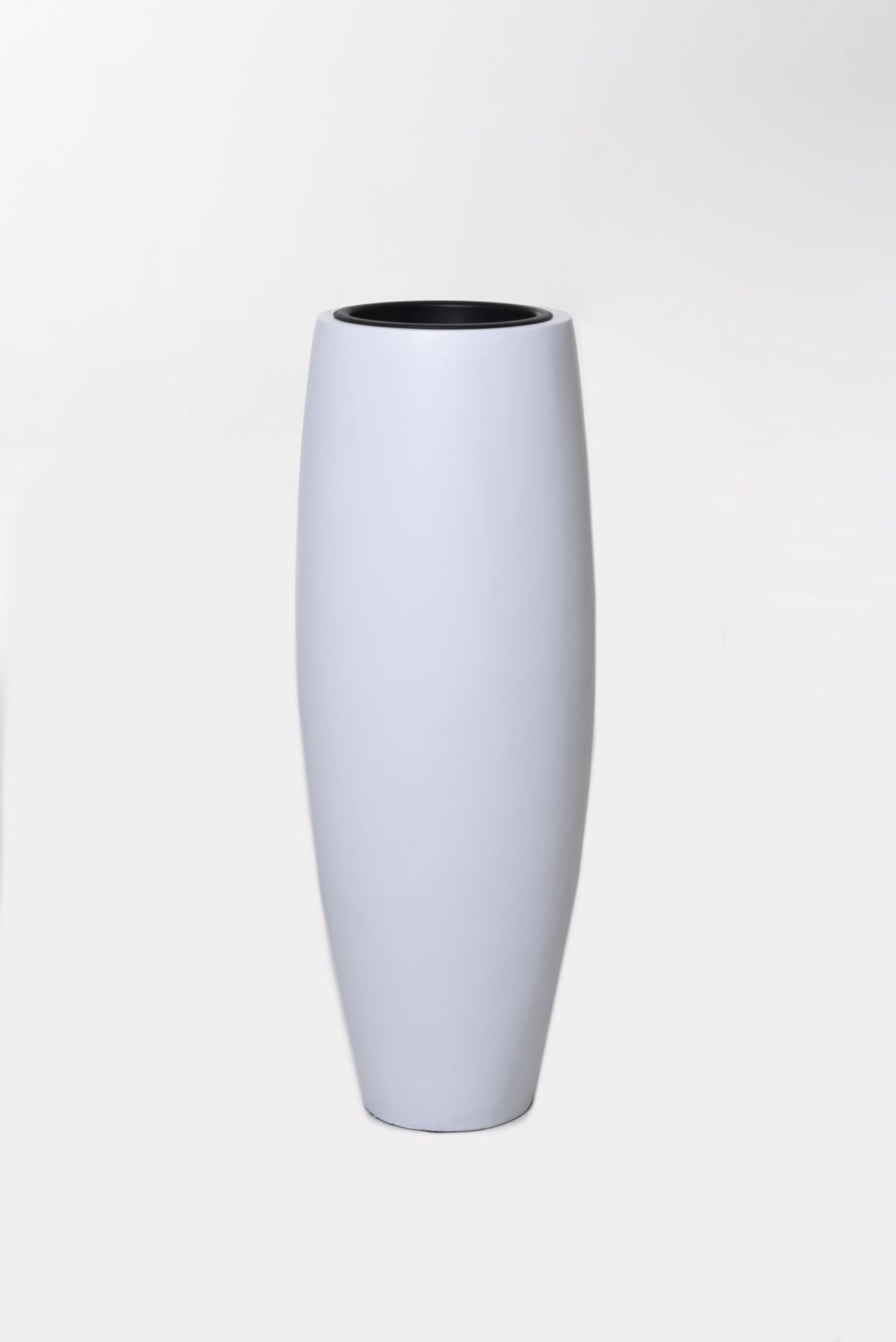 Exklusiver Pflanzkübel Fiberglas  MAGNUM Weiß Matt