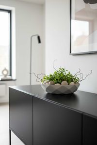 Pflanzschale Dekoschale Fiberglas CAVERO Betongrau