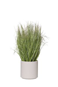 Kunstgras Kunstpflanze im Kunststofftopf RELVA grün