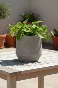 Pflanzkübel Blumenkübel Fiberglas NEXORA Vesuvgrau