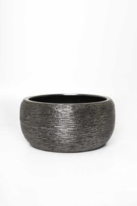 Pflanztopf POTTA Fiberglas 55x26 cm Silber Pflanztopf POTTA Fiberglas 55x26 cm Silber