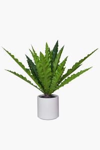 Farn Nestfarn Kunstpflanze Kunstfarn Topfpflanze ASPLENA mit Topf