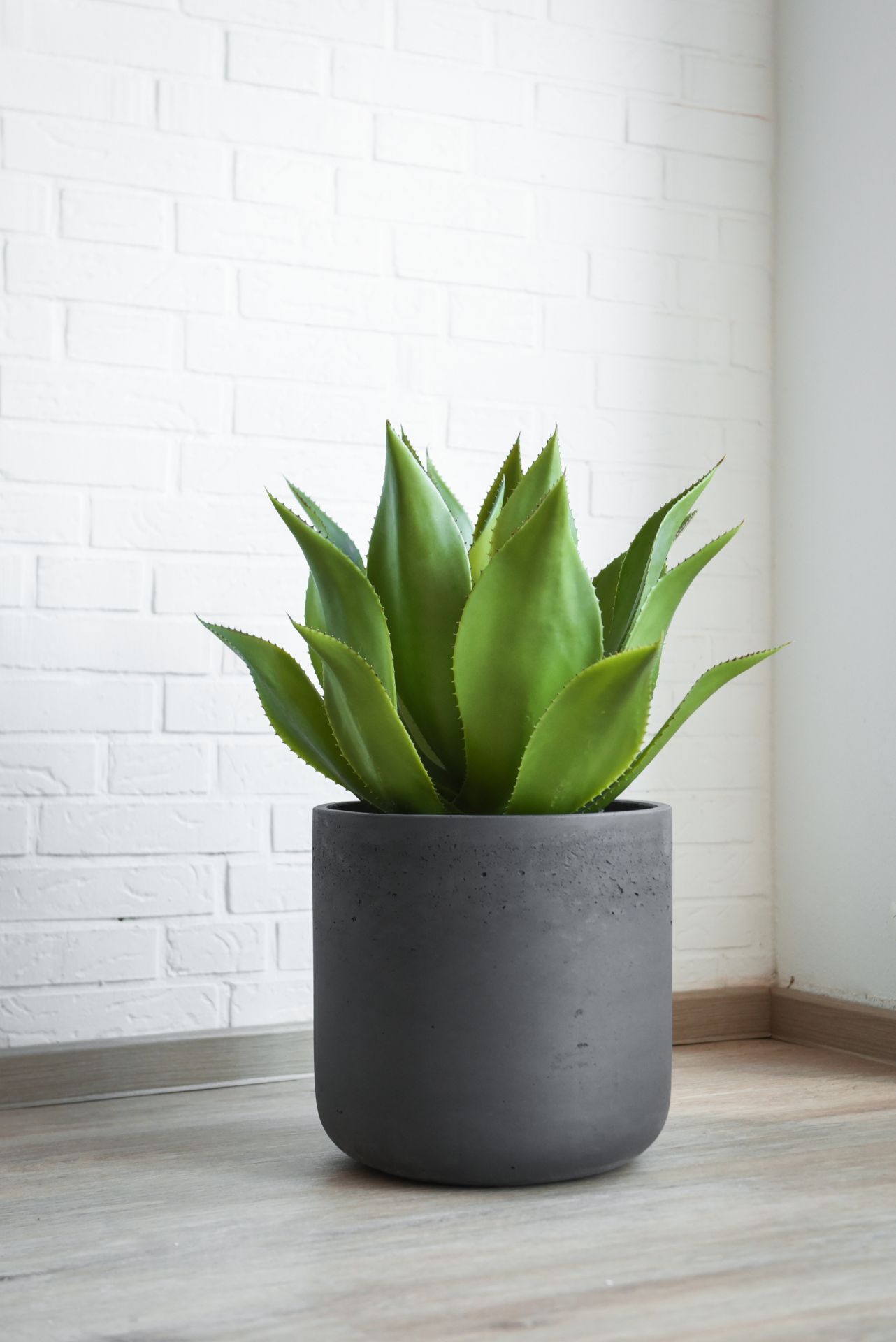 Blumentopf Mit Strick-Optik – Anthrazit, Ø 35,5 Cm, Wasserdichter Übertopf Aus PP