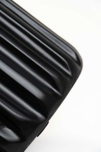 Bodenvase Fiberglas VERTO Schwarz Matt 