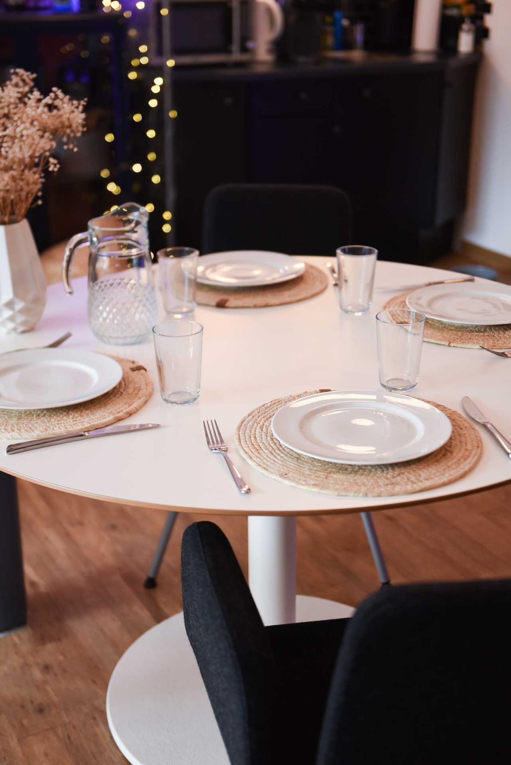 4er Set Tischset Platzset Set Maisblatt ILANA