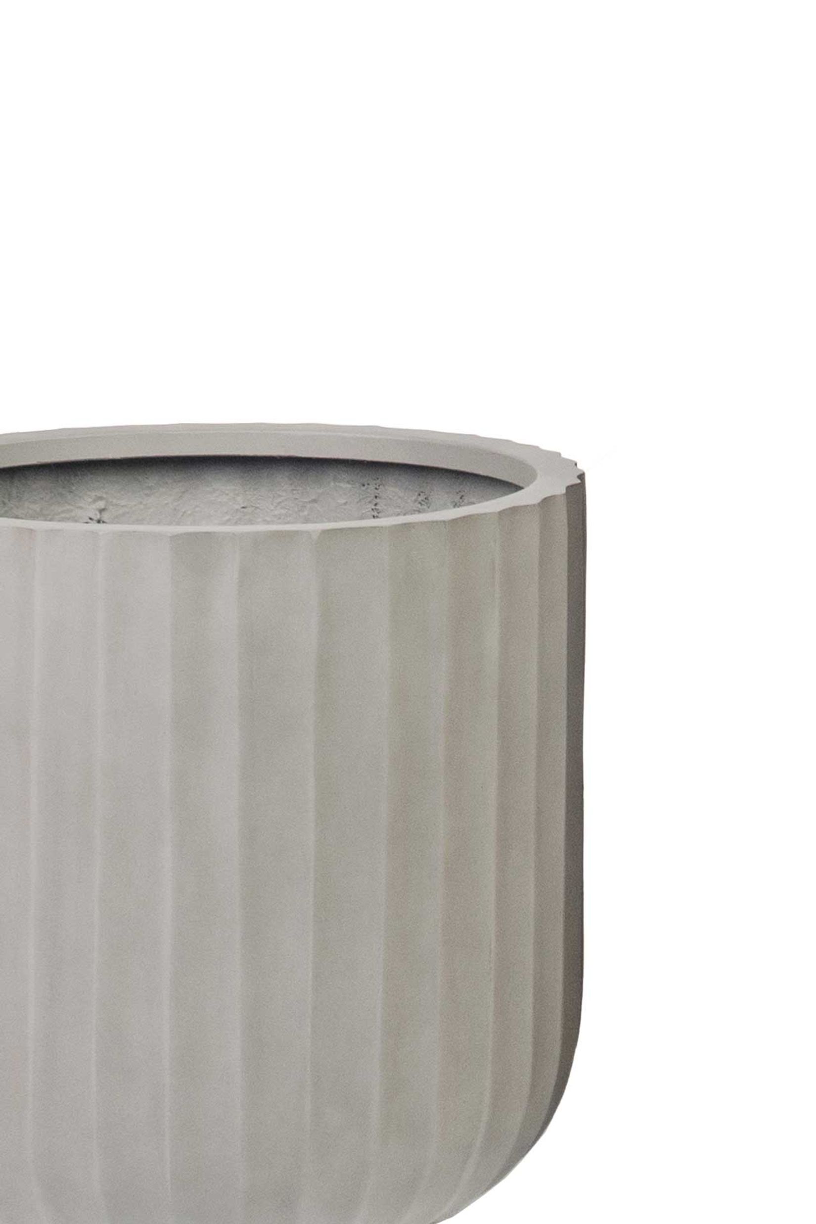 Blumentopf CHICO ARC Fiberglas 40x40 cm Grau Blumentopf CHICO ARC Fiberglas 40x40 cm Grau