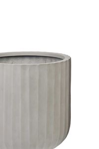 Blumentopf CHICO ARC Fiberglas 40x40 cm Grau Blumentopf CHICO ARC Fiberglas 40x40 cm Grau