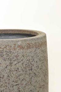 Pflanzkübel Blumentopf Fiberzement SASSO Erdgrau