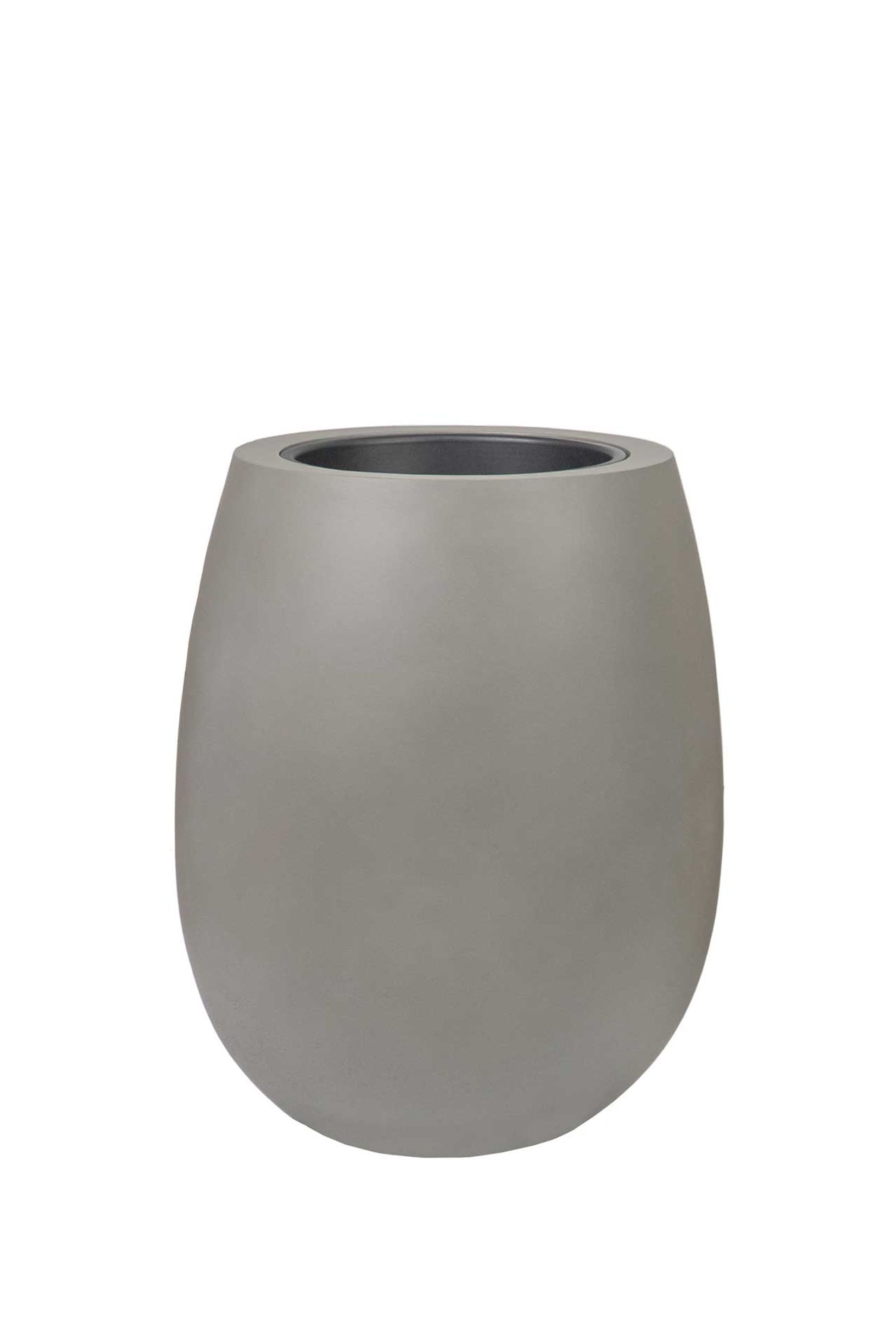 Blumentopf BALAO Fiberglas 40x50 cm Grau Blumentopf BALAO Fiberglas 40x50 cm Grau