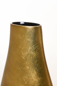 Bodenvase Standvase Fiberglas Gold/Braun ACCENT