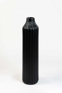 Bodenvase Fiberglas VERTO Schwarz Matt 