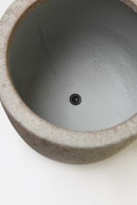 Pflanzkübel Blumentopf Fiberzement CALDO Erdgrau