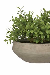 Pflanzschale Dekoschale Fiberglas SKRELLE Vulkanbeige