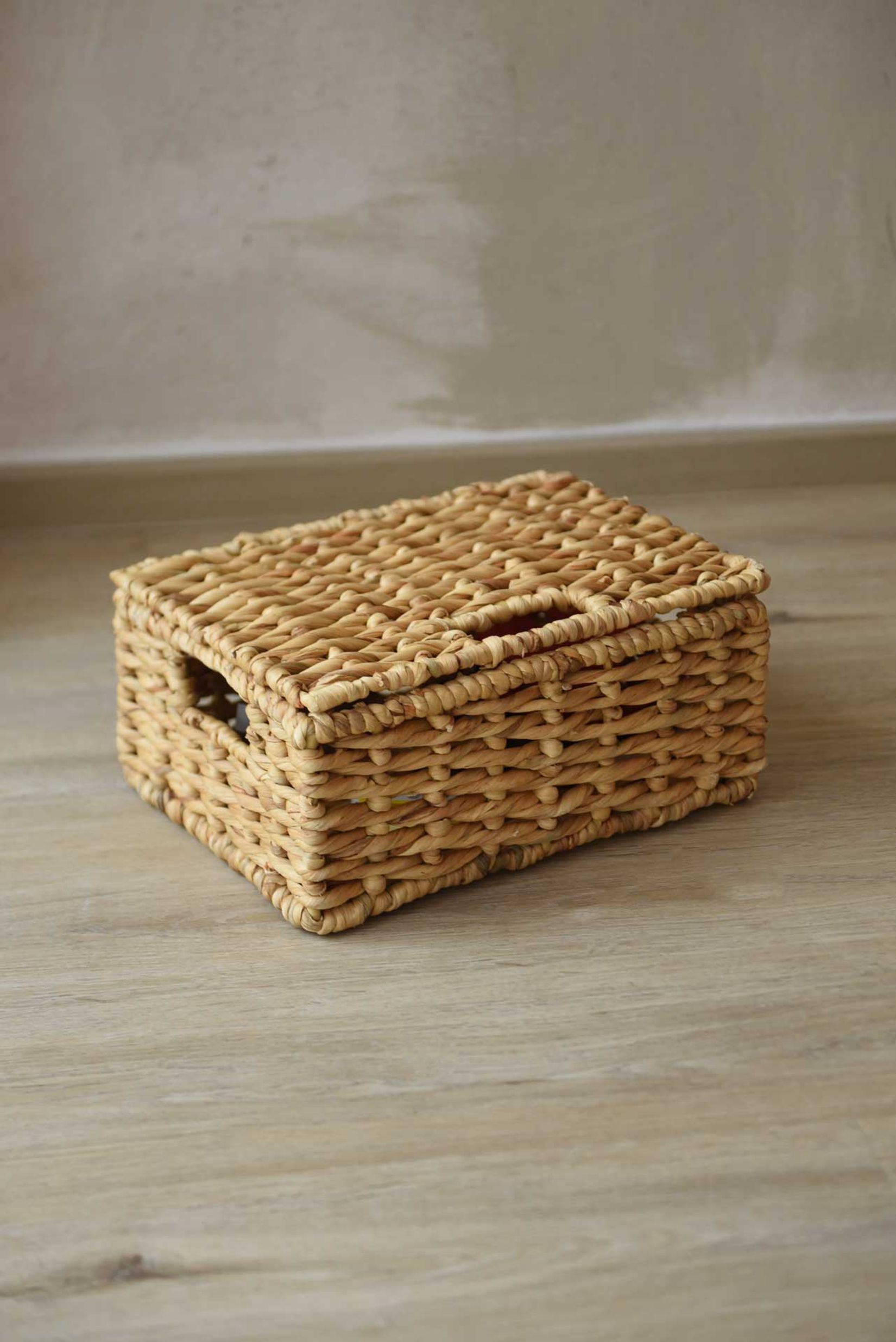 Korb Regalkorb SECCHIO Wasserhyazinthe Natur