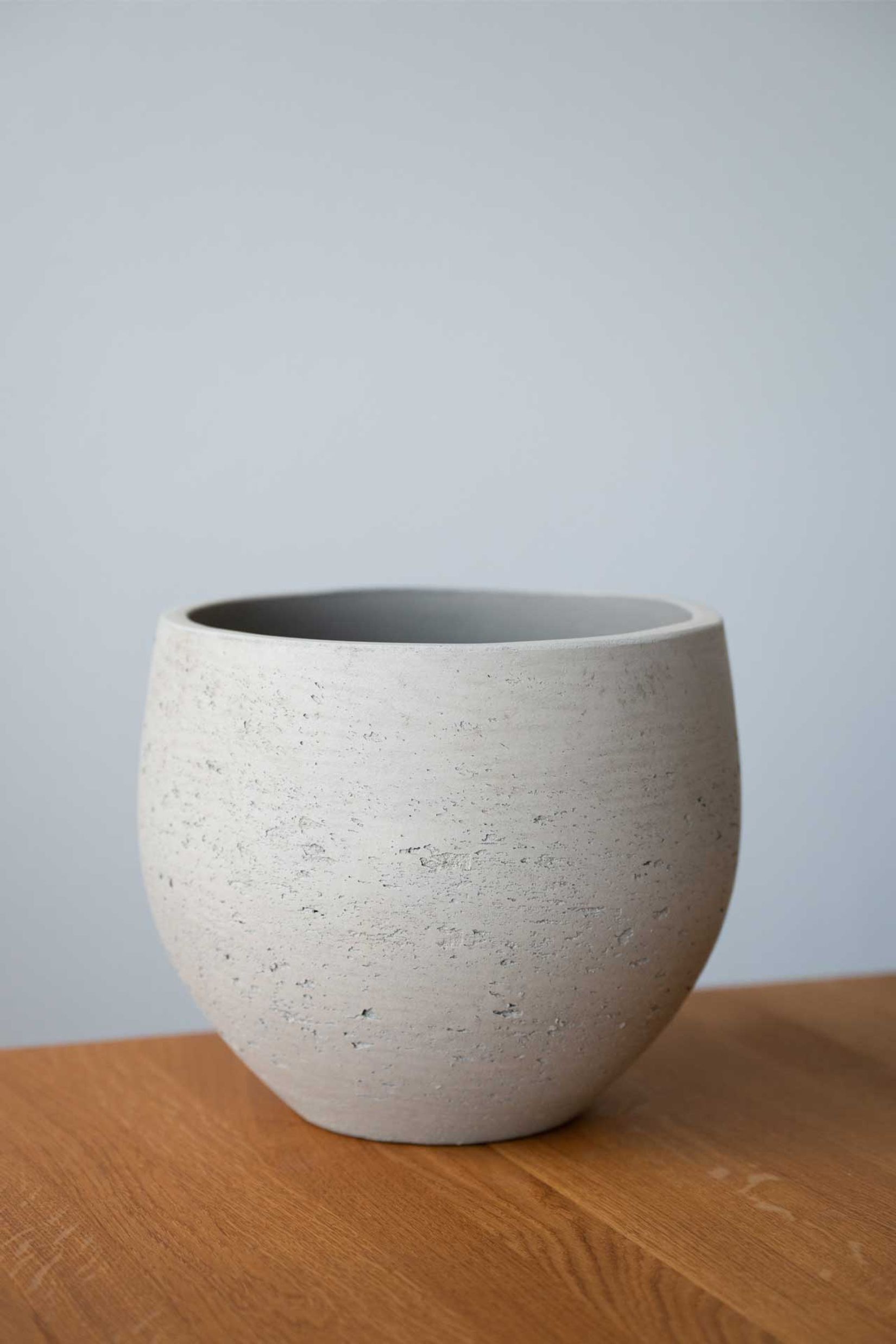 Pflanzkübel Blumentopf Fiberglas RAFIOT Creme Pflanzkübel Blumentopf Fiberglas RAFIOT Creme