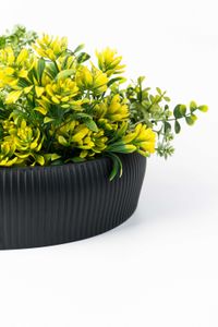 Pflanzschale Fiberglas ERYNA Tiefanthrazit