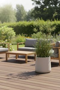 Blumenkübel Pflanzkübel fiberglas VEKRA creme Blumenkübel Pflanzkübel fiberglas VEKRA creme