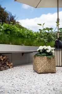 Pflanzkübel Pflanztopf Bambus Fiberzement CISTELLA Natur Pflanzkübel Pflanztopf Bambus Fiberzement CISTELLA Natur