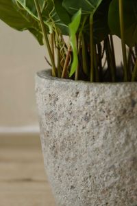 Pflanzkübel Blumentopf Fiberzement LONDA Erdgrau