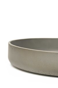 Pflanzschale Dekoschale Fiberglas ORYVEN Beton-Design Grau