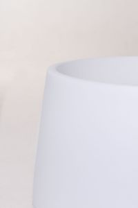 Pflanzkübel Blumenkübel beleuchtet LED Kunststoff Weiß CAMO
