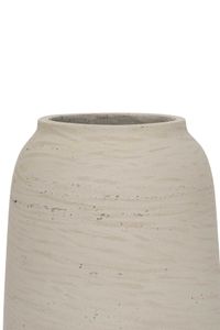 Tischvase MONTI Fiberglas 24x34 cm Beige