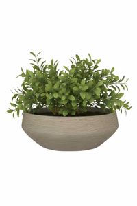 Pflanzschale Dekoschale Fiberglas SKRELLE Vulkanbeige