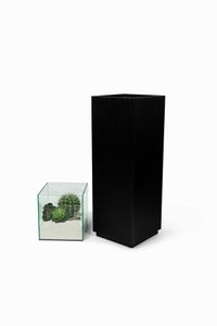 Windlicht Fiberglas Candela Skandischwarz