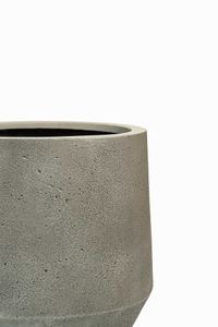 Pflanzkübel Blumenkübel Fiberglas NEXORA Vesuvgrau