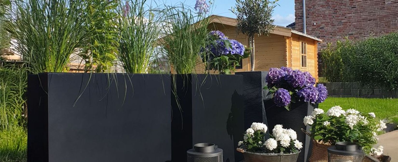 Pflanzkübel Terrasse Garten Blumen