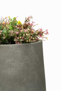 Pflanzkübel Blumenkübel Fiberglas NEXORA Vesuvgrau