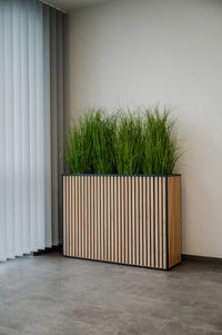 Pflanzkübel Holz aus Akustikpaneelen SILENT