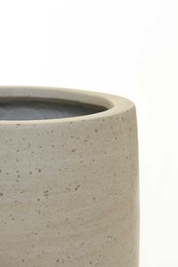 Pflanzkübel Blumentopf Fiberzement SASSO Dünenbeige