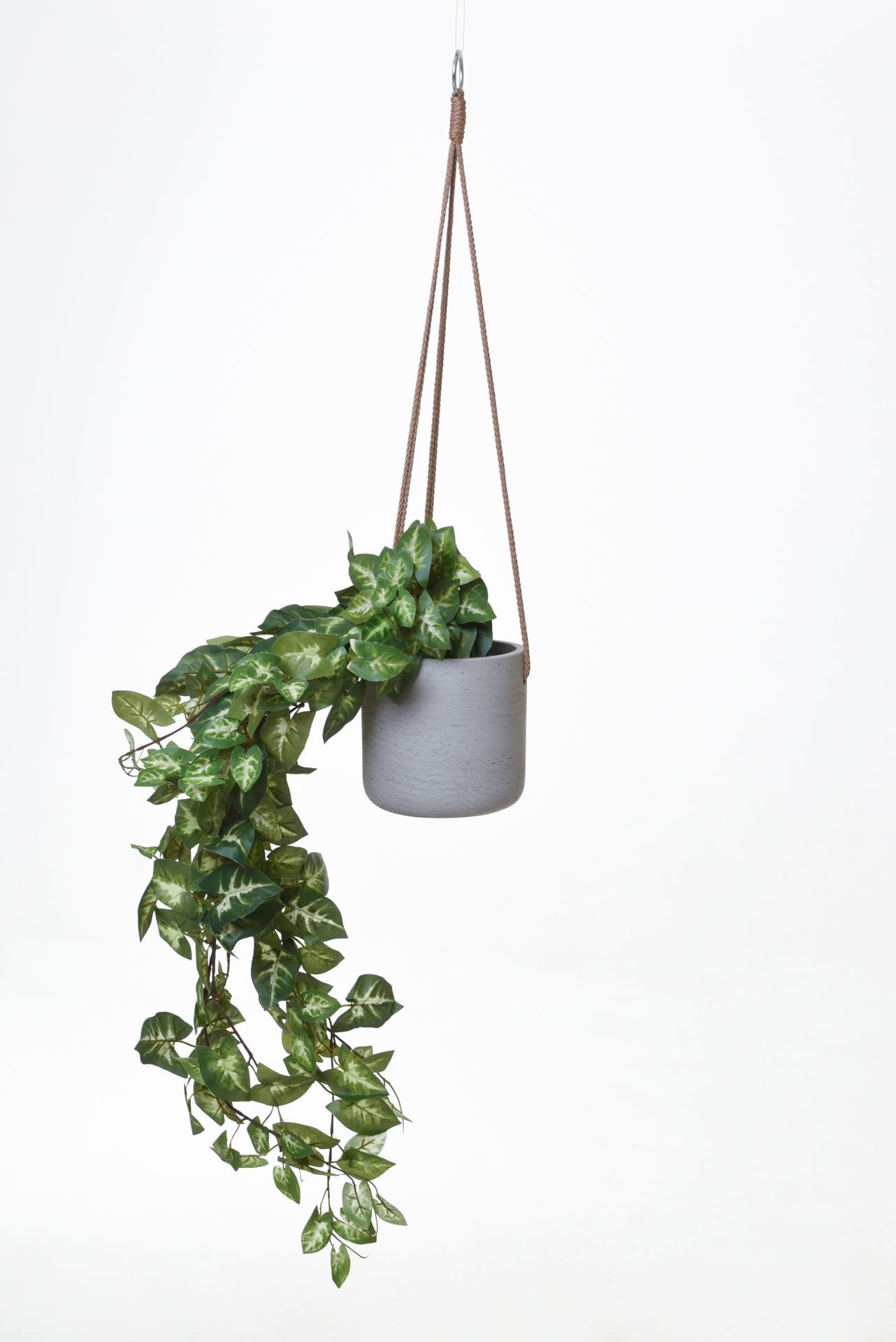 Hängetopf hängender Blumentopf Fiberglas PENDULO Grau | 302414341085