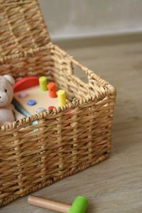 Korb Regalkorb SECCHIO Wasserhyazinthe Natur