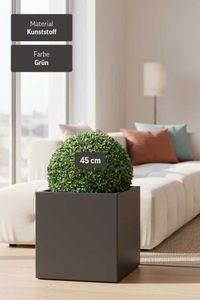Buchs Buchskugel Kunstpflanze BUX - Grün