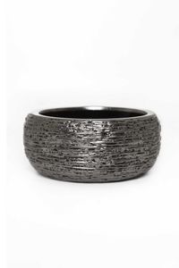 Pflanztopf POTTA Fiberglas 31x13 cm Silber